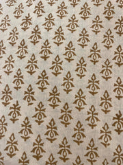 Hand block print, floral print, soft cotton fabric, Fabric modern floral fabric Indian print fabric womens dress fabric, Home Decor Fabric, - Rohiyaan